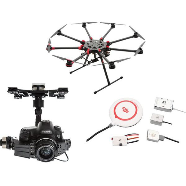 Октокоптер DJI S1000Plus + польотний контролер A2 + підвіс Z15-5D